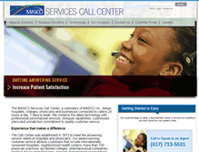 Tablet Screenshot of msicallcenter.com